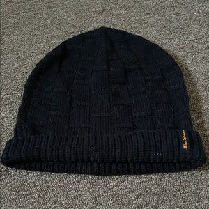 Ben Sherman Black Knit Beanie